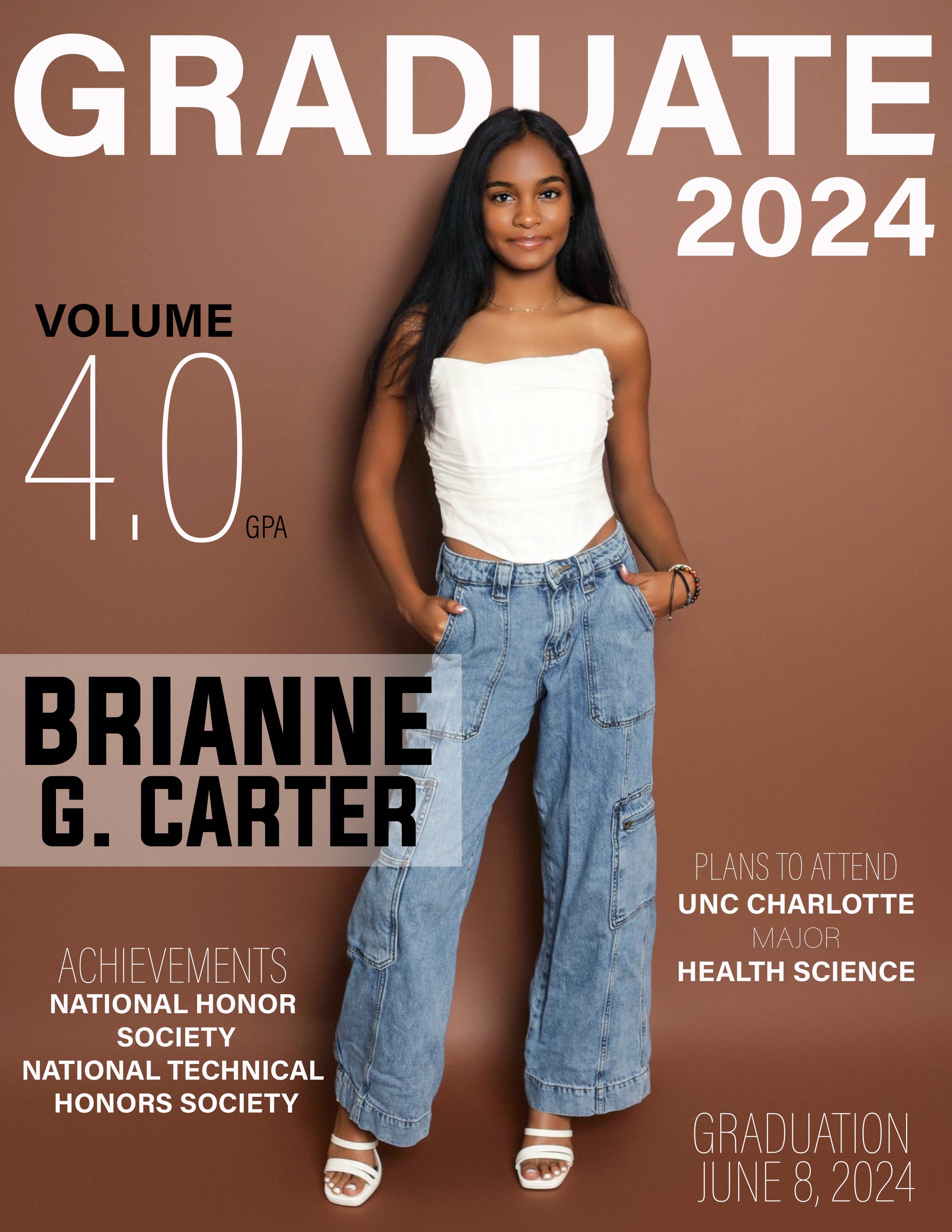 Grad Magazine Cover Design